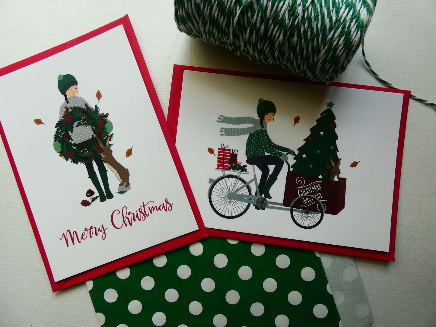 Cartes postales Christmas delivery