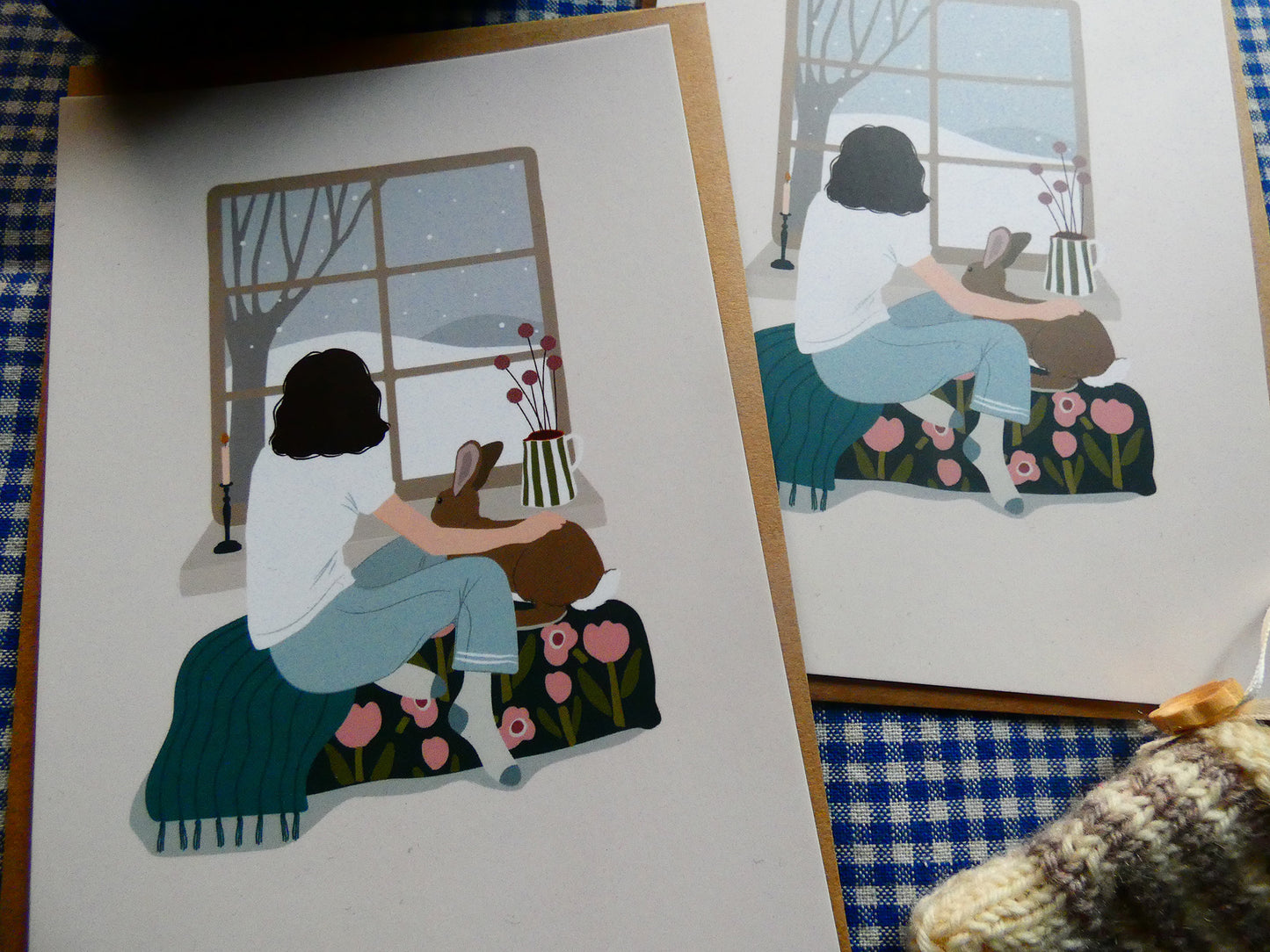 Carte "Par la fenêtre"