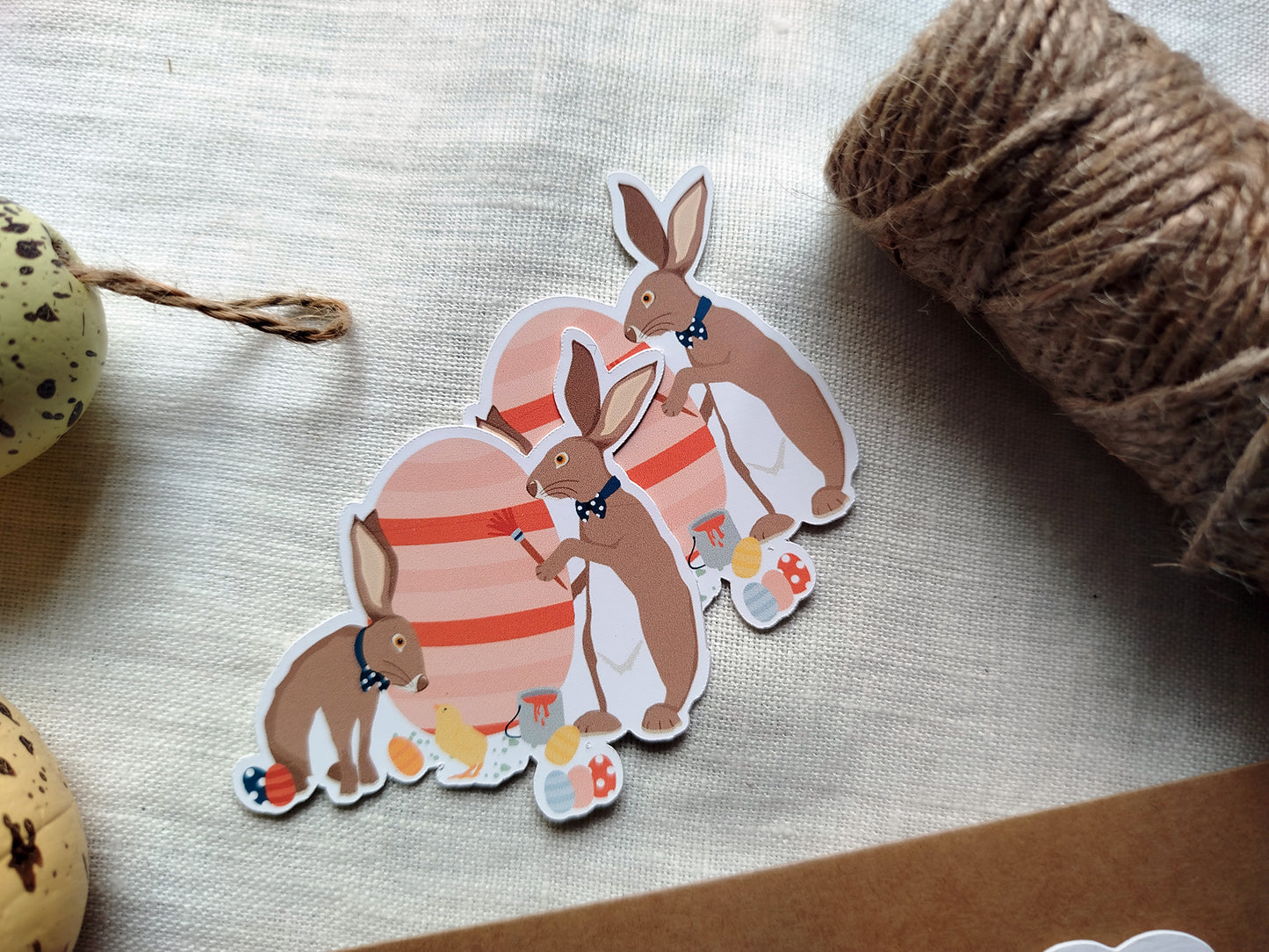 Stickers lapins de pâques