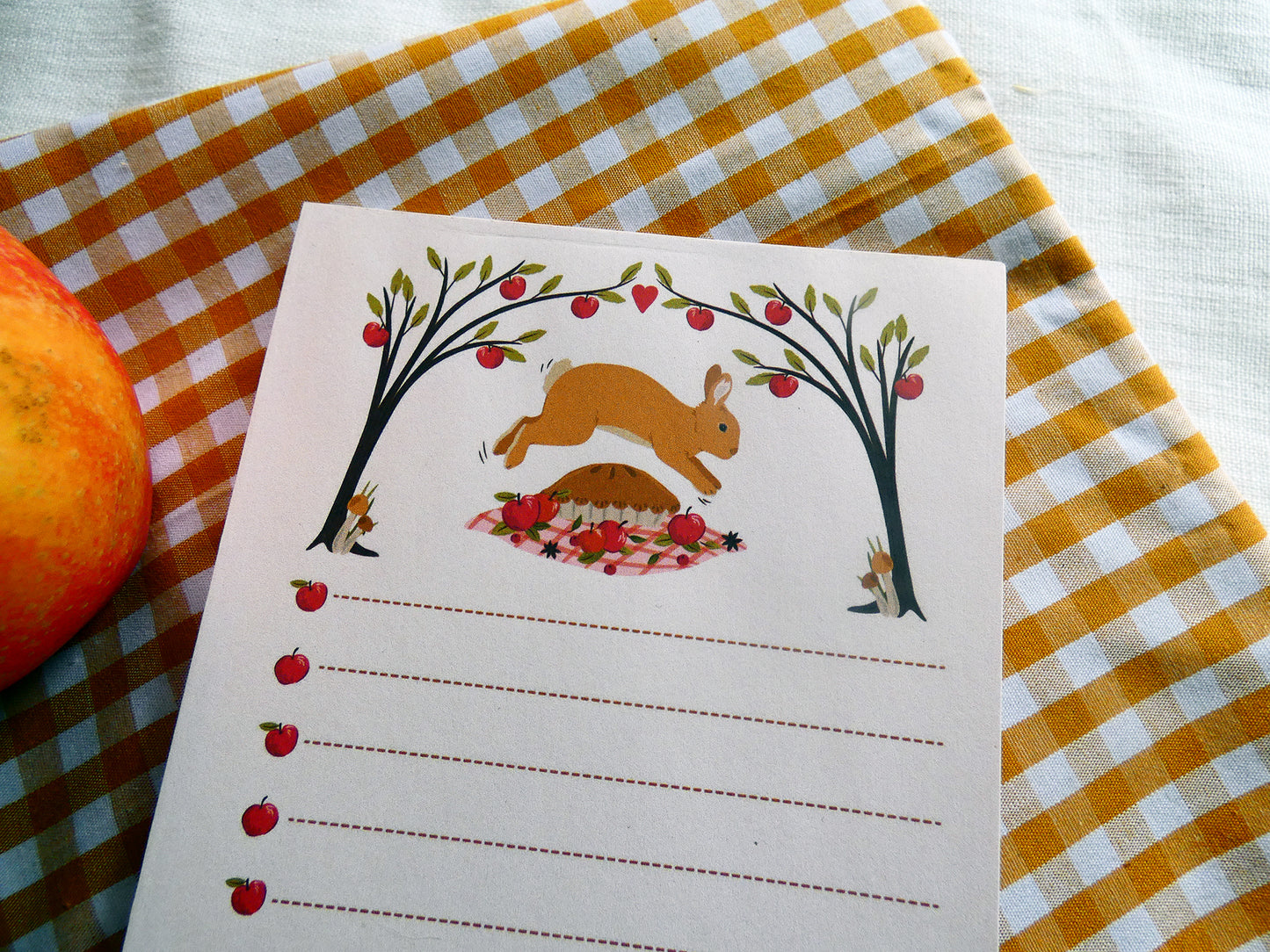 Bloc notes "Apple pie"