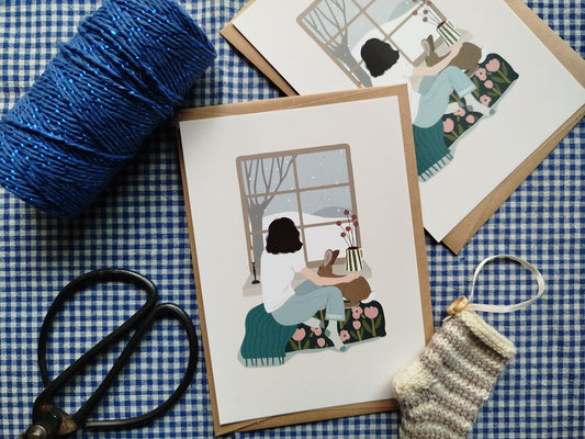 Carte "Par la fenêtre"