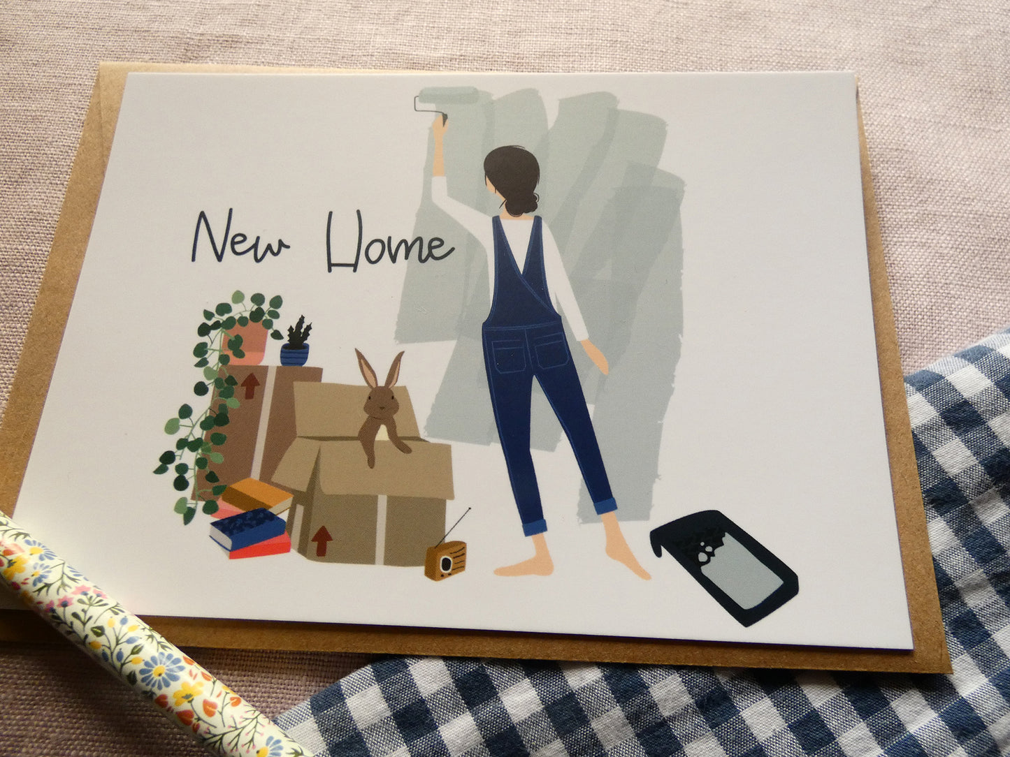 Carte postale "New Home"