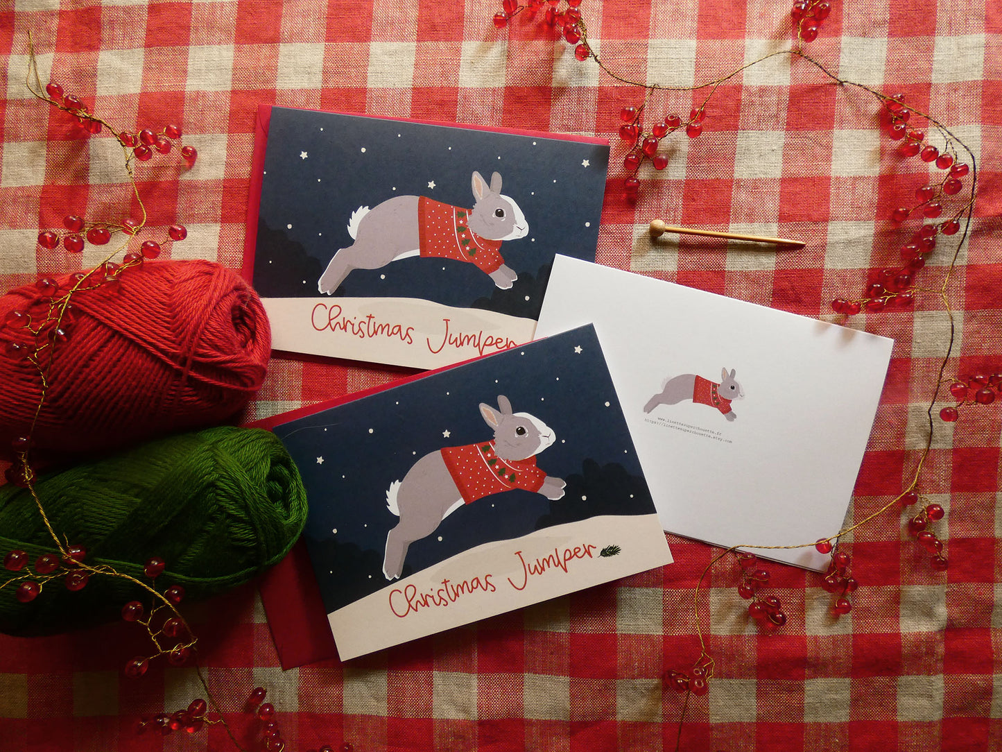 Cartes de voeux "Christmas Jumper"