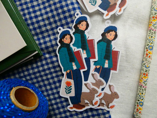 Lot de 3 étiquettes cadeau " Vive l'automne"